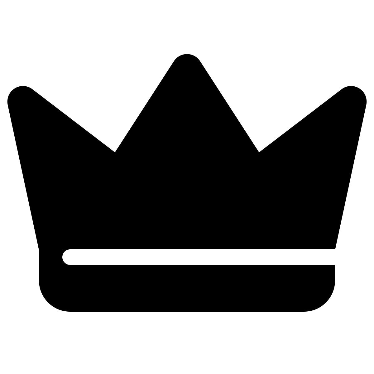 parakeet filled style couronne icon