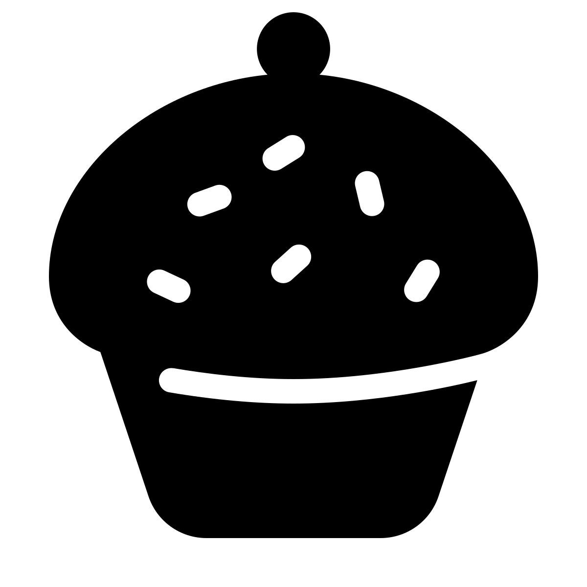 parakeet filled style muffin icon