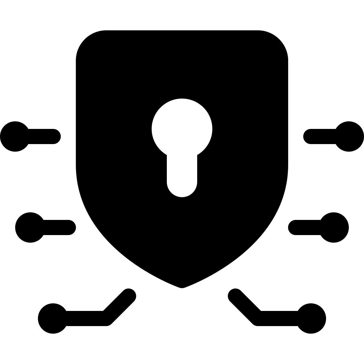 parakeet filled style la cyber sécurité icon