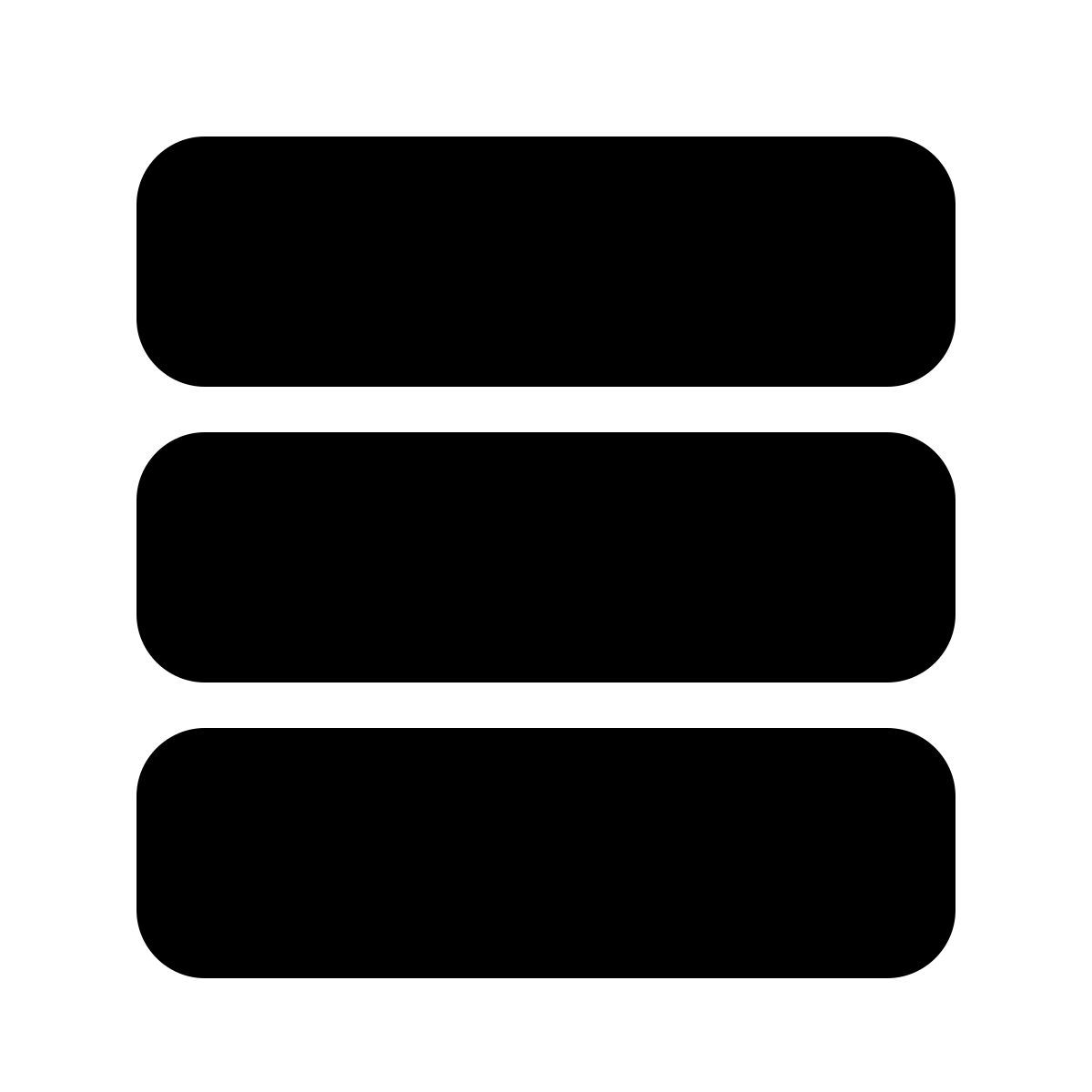 parakeet filled style datenbank icon