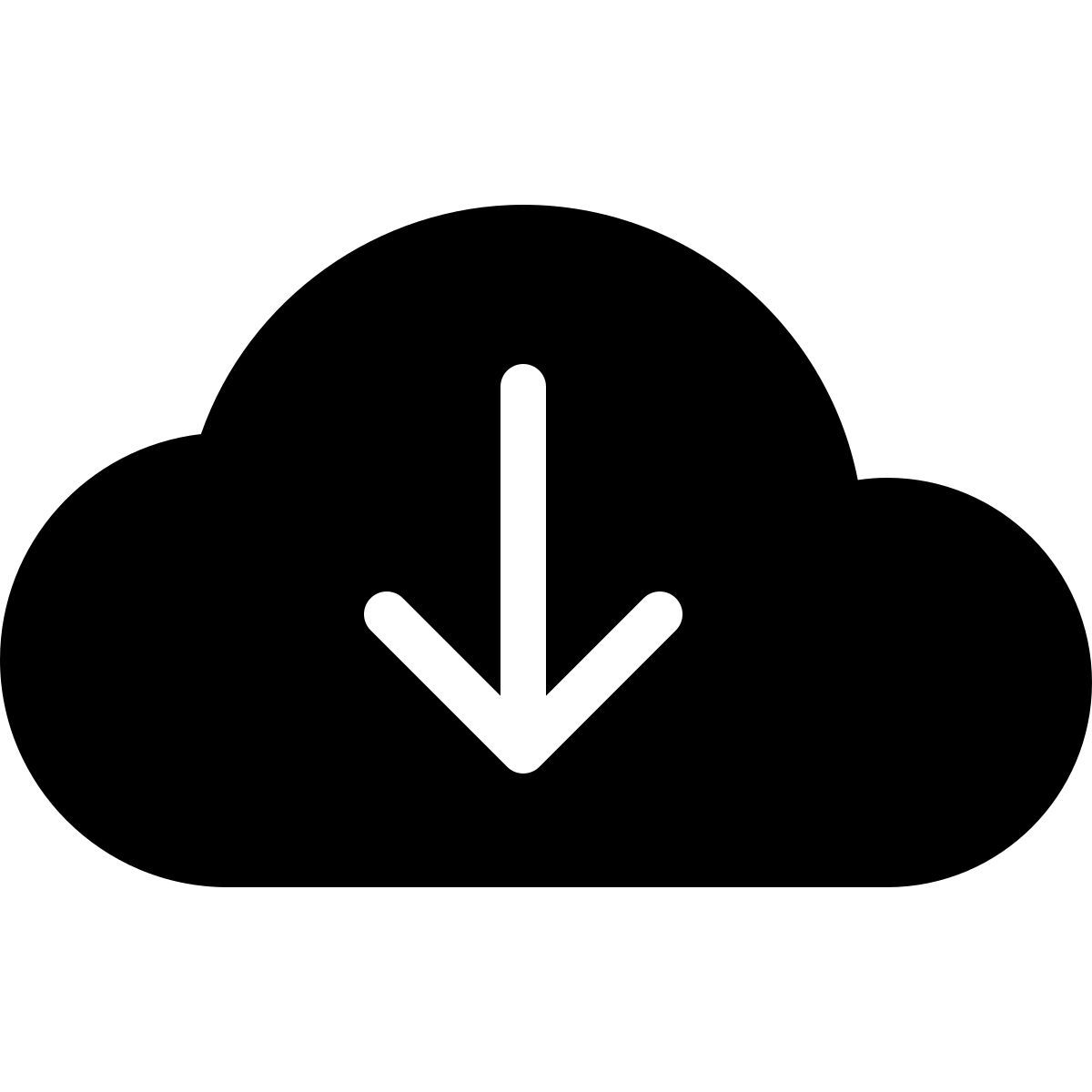 parakeet filled style download from cloud icon