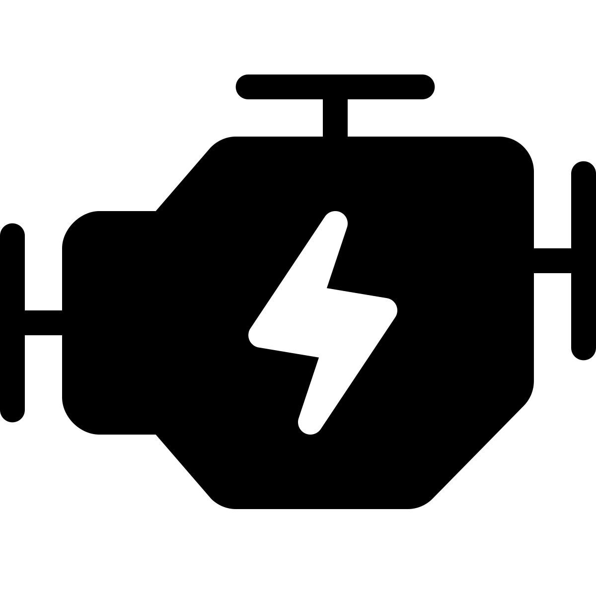 parakeet filled style motor icon