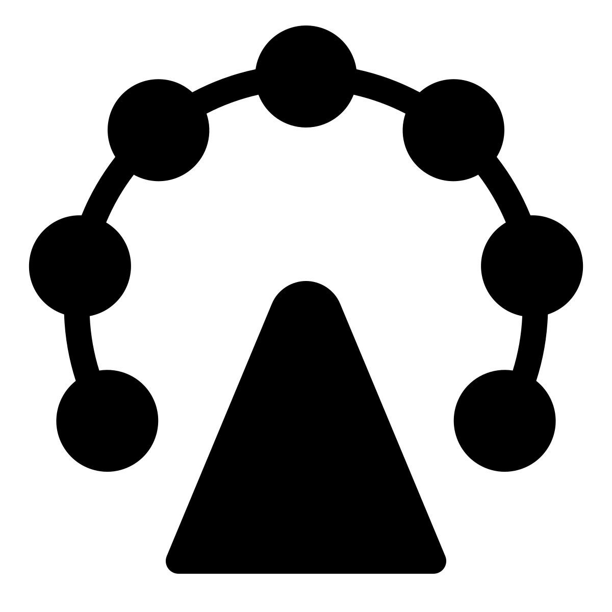 parakeet filled style riesenrad icon