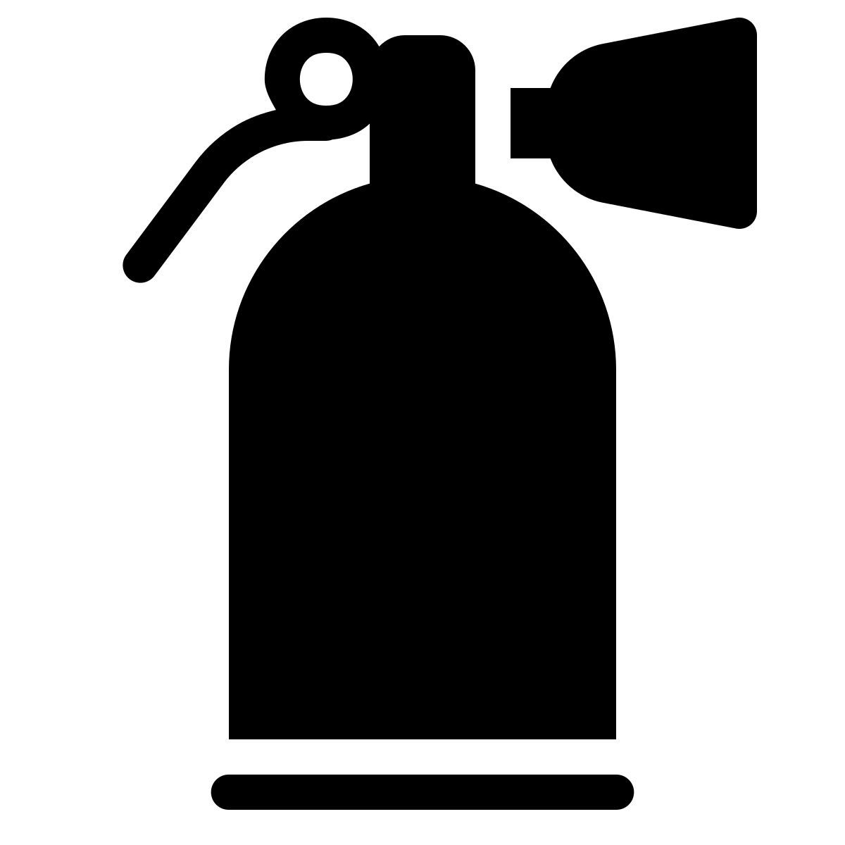 parakeet filled style fire extinguisher icon