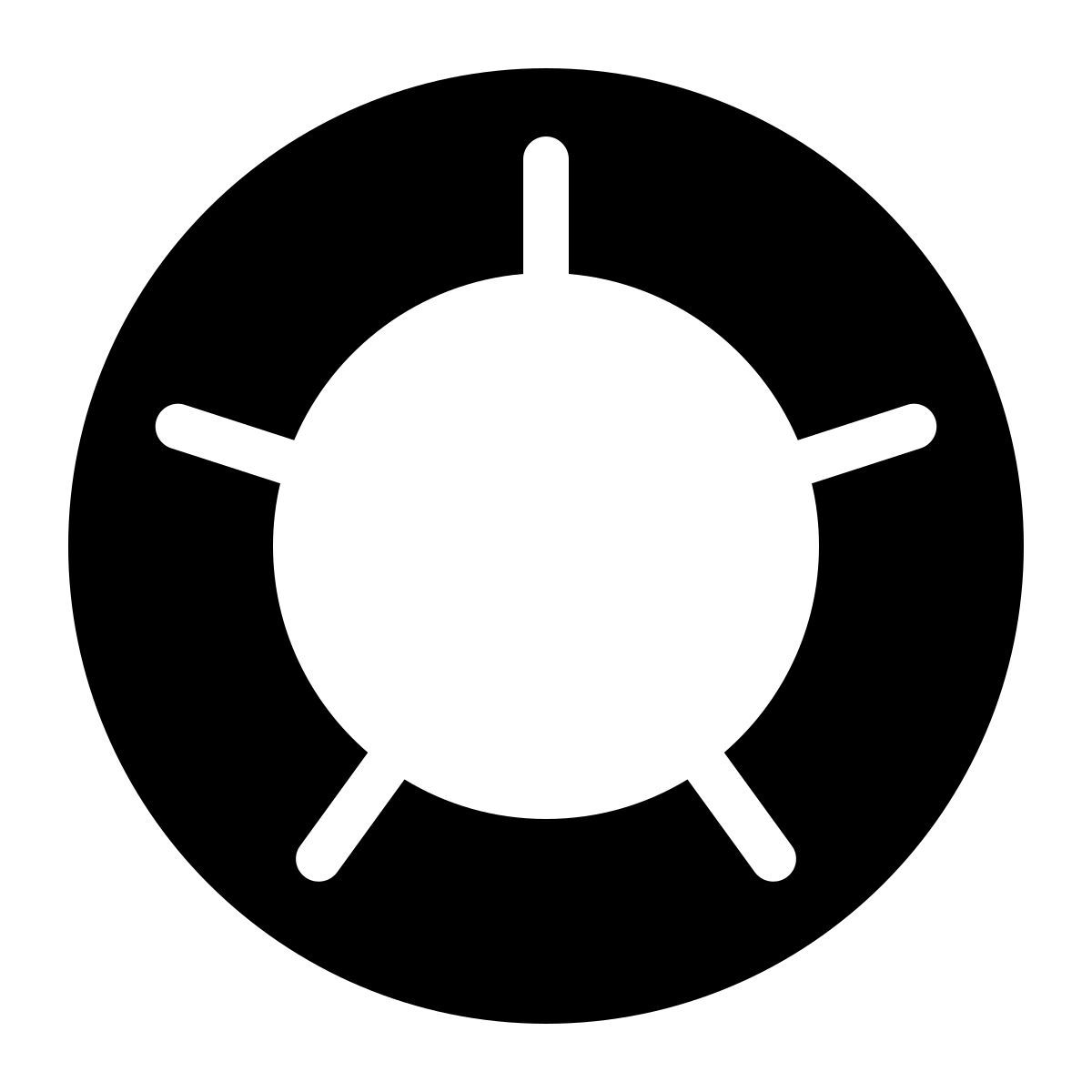parakeet filled style bóia icon