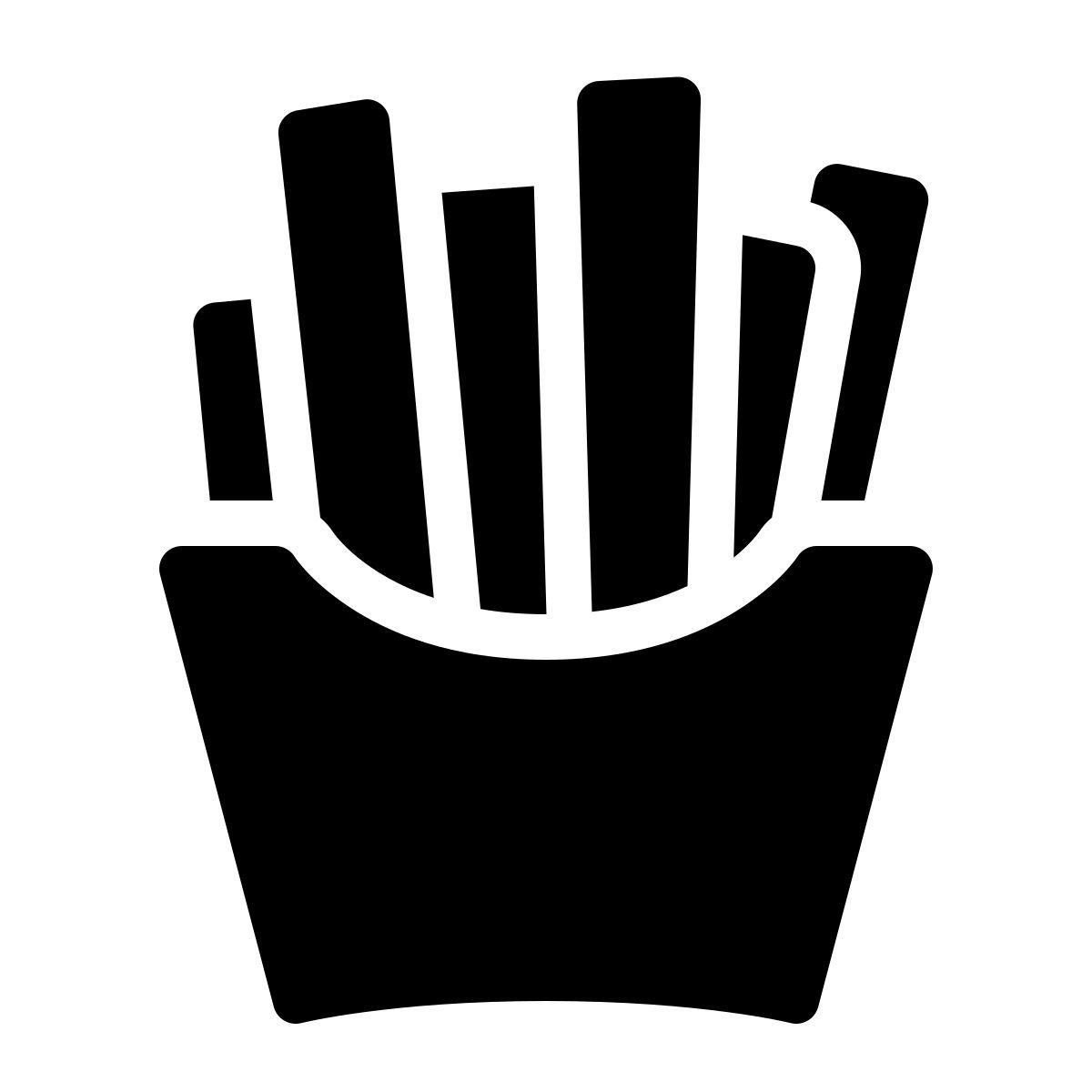parakeet filled style frites icon