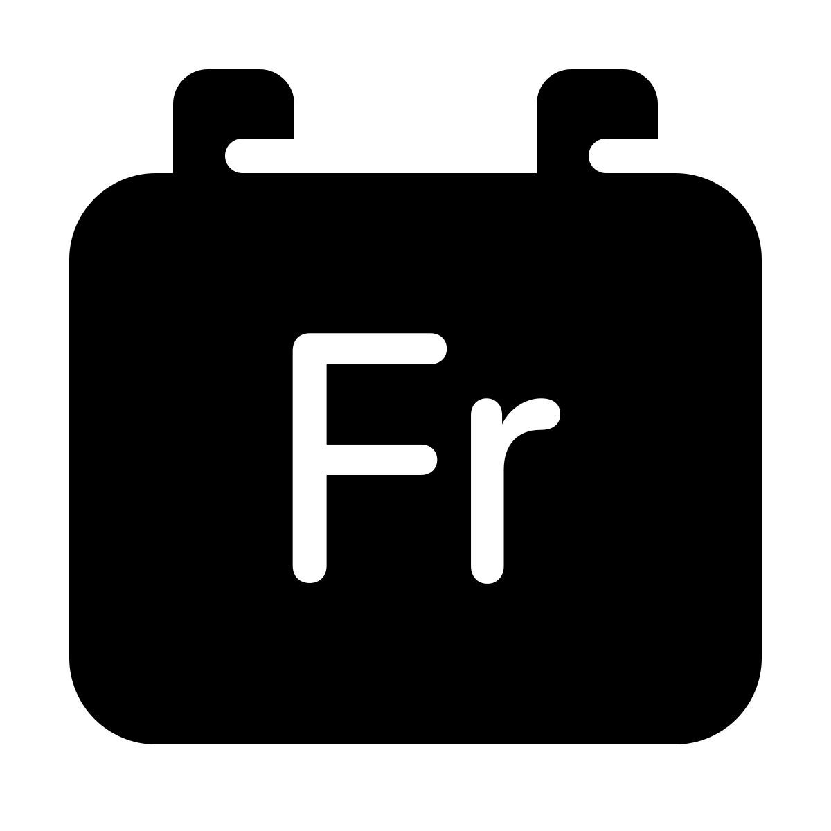 parakeet filled style venerdì icon