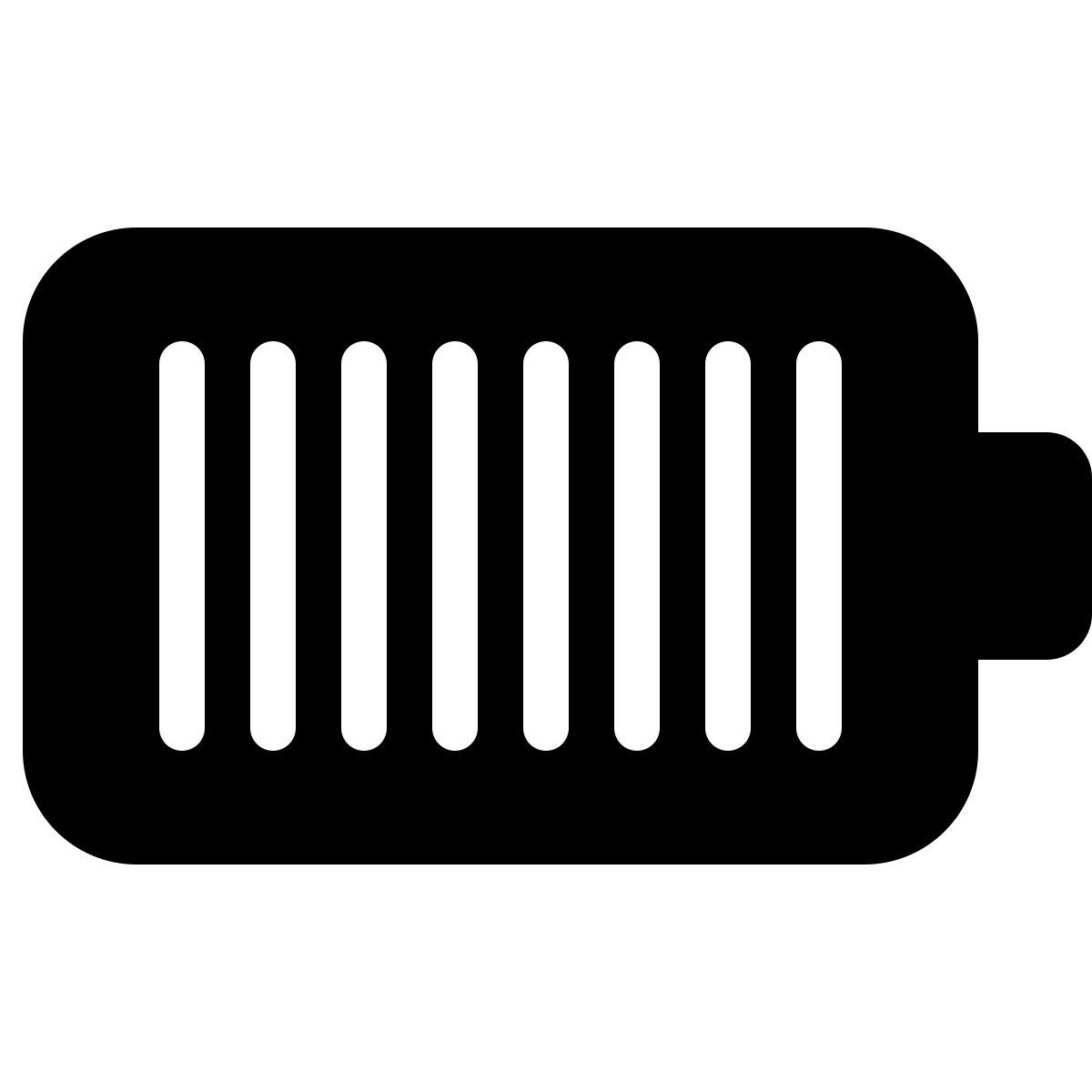 parakeet filled style full battery icon
