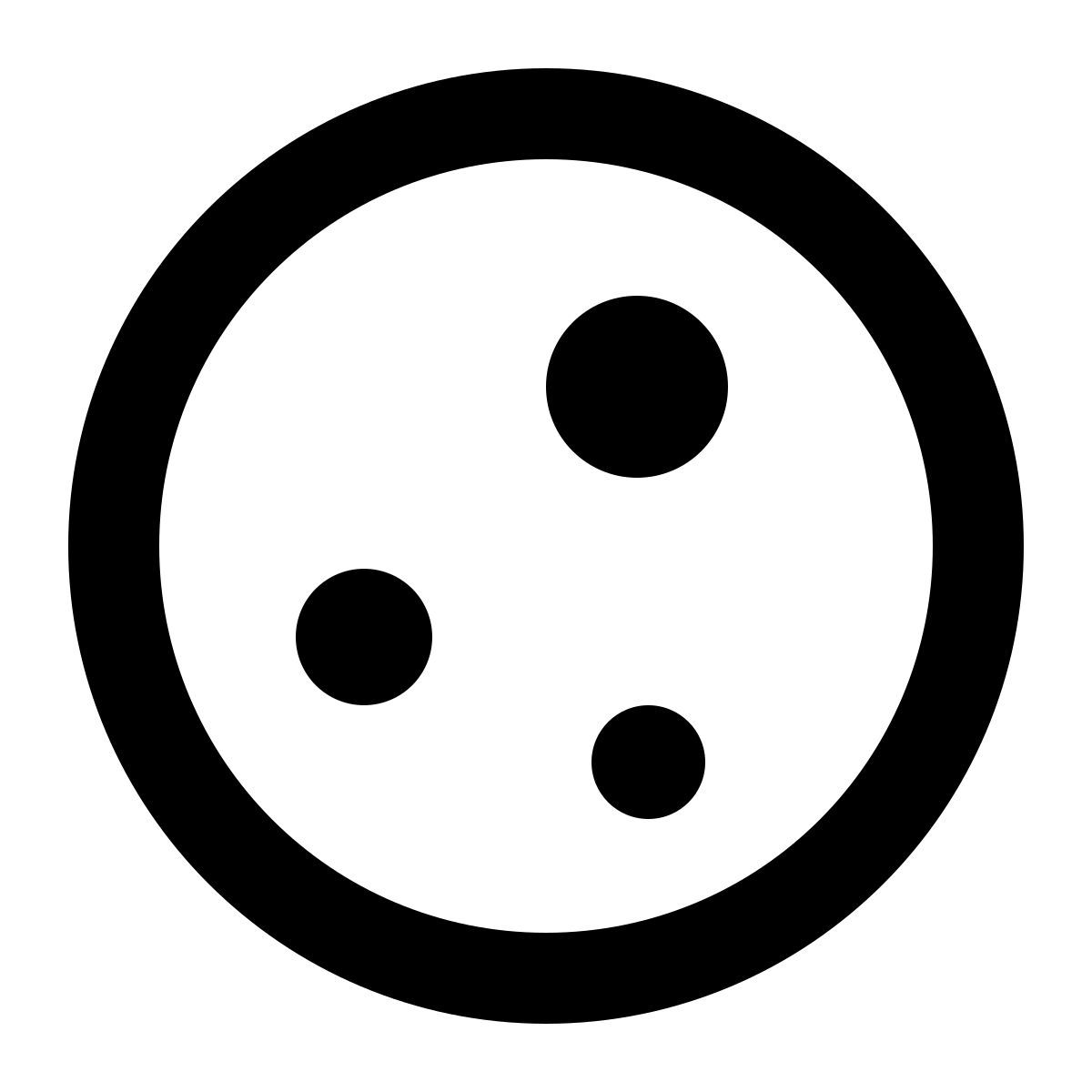 parakeet filled style full moon icon