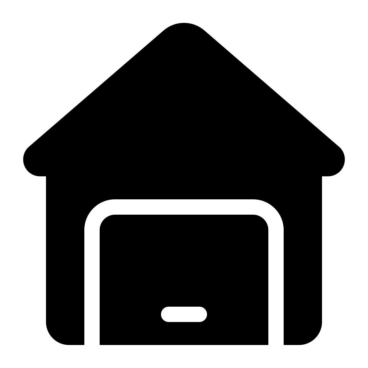 parakeet filled style garaje cerrado icon