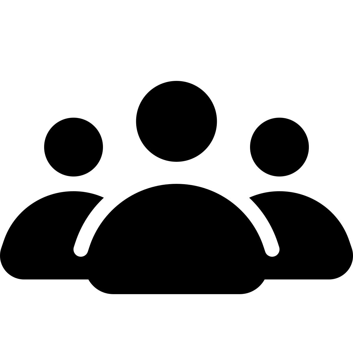 parakeet filled style benutzergruppe icon