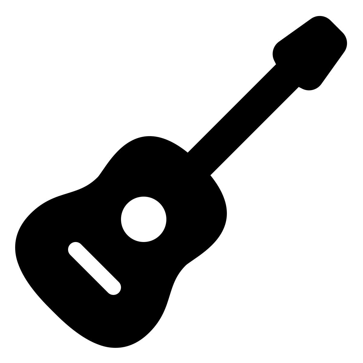 parakeet filled style guitare icon