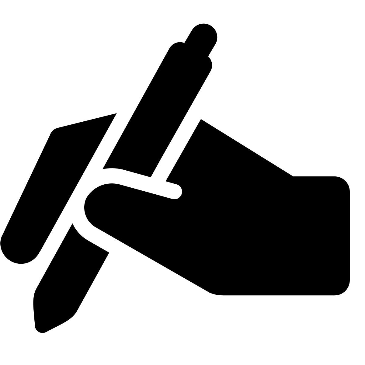 parakeet filled style stylo icon