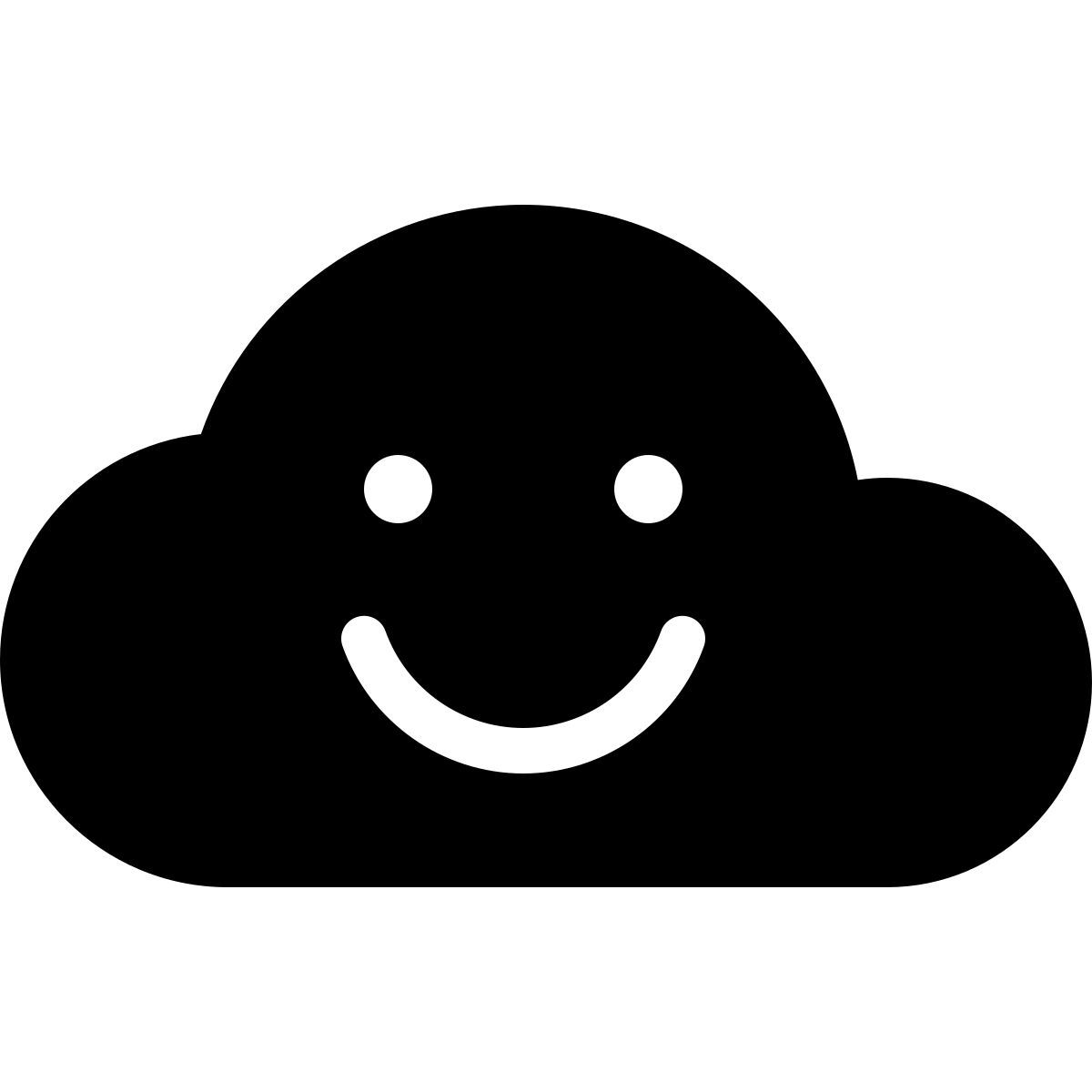 parakeet filled style fröhliche wolke icon