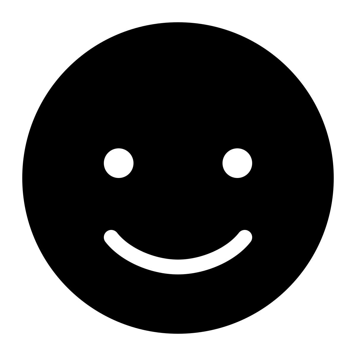 parakeet filled style smiley icon