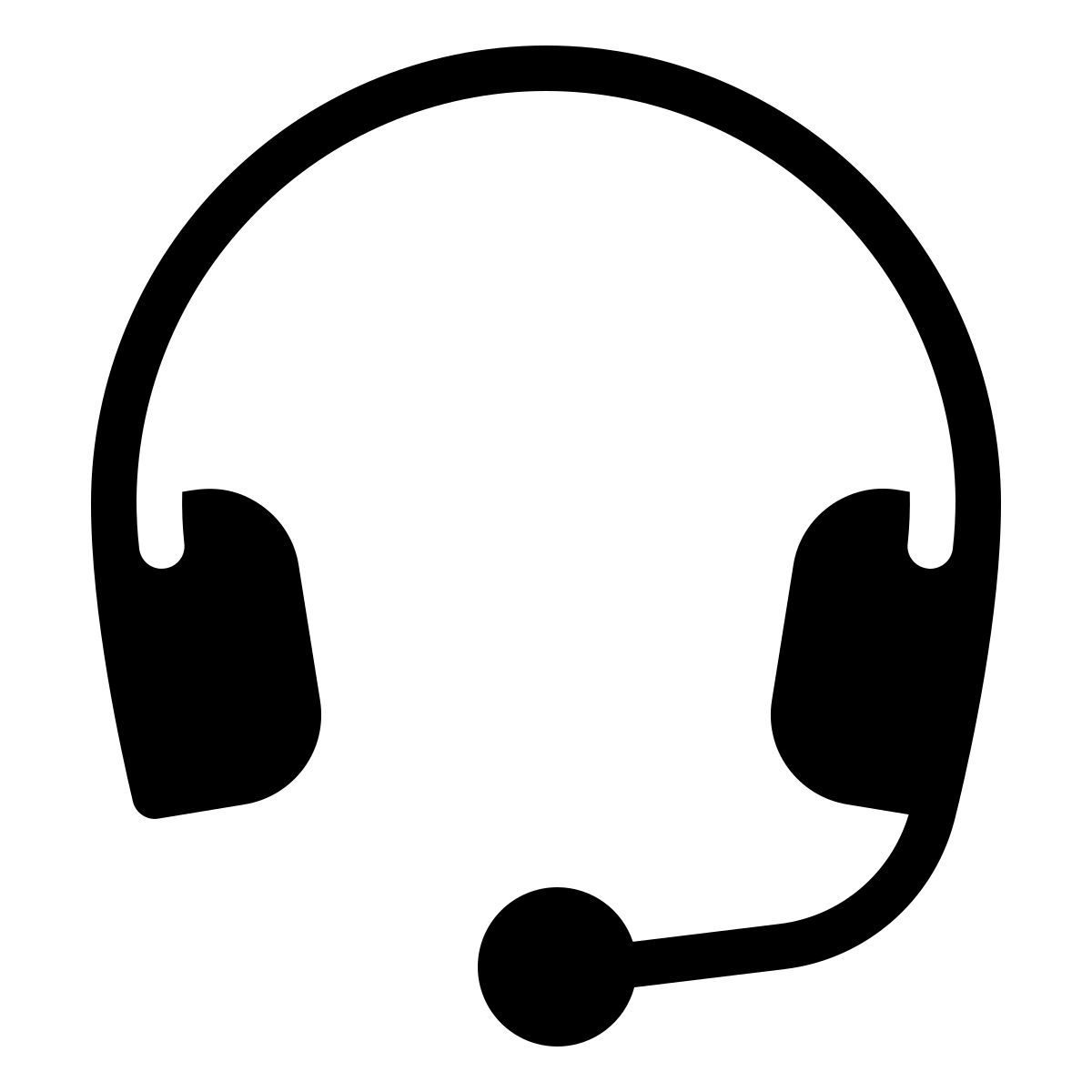 parakeet filled style headset icon
