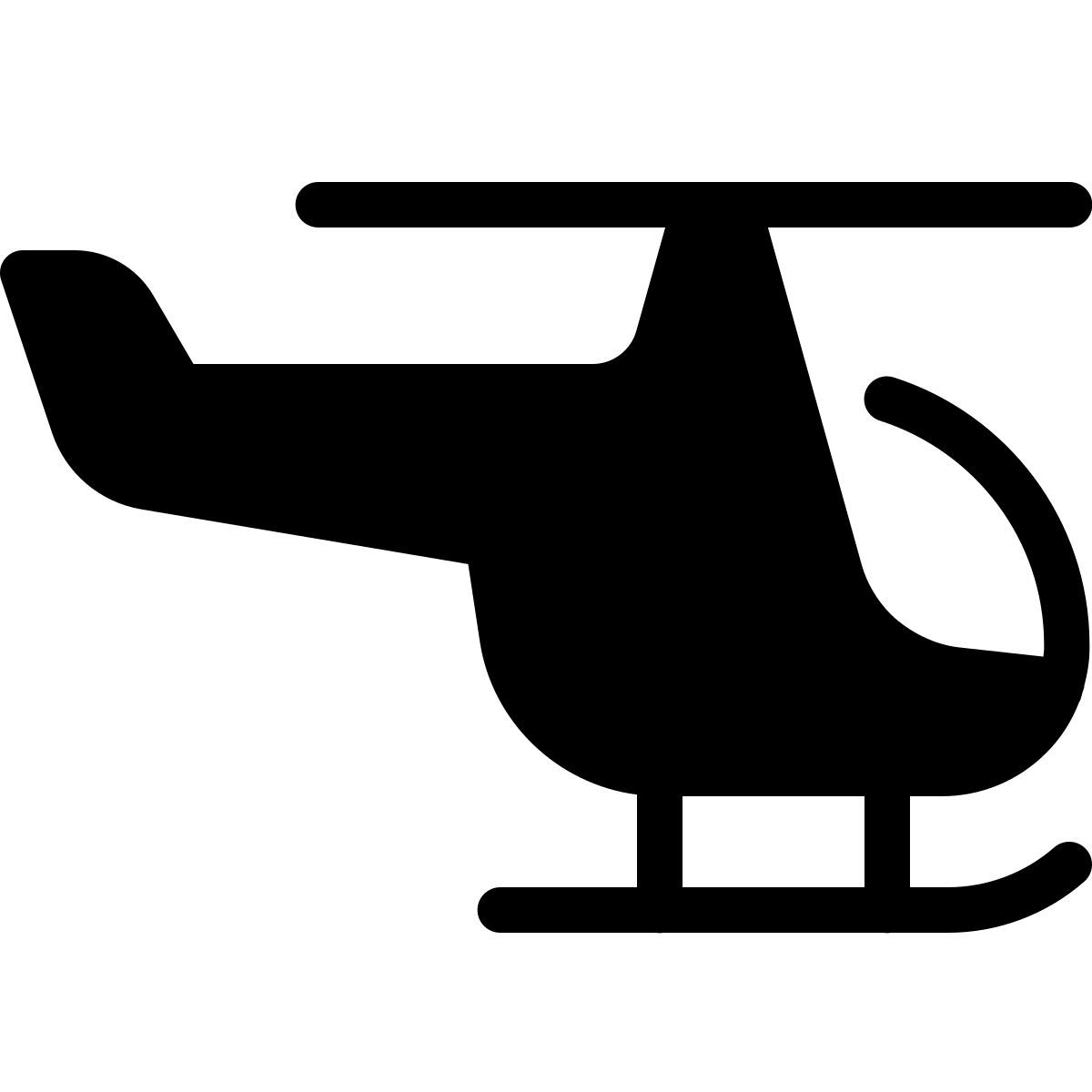 parakeet filled style вертолет icon