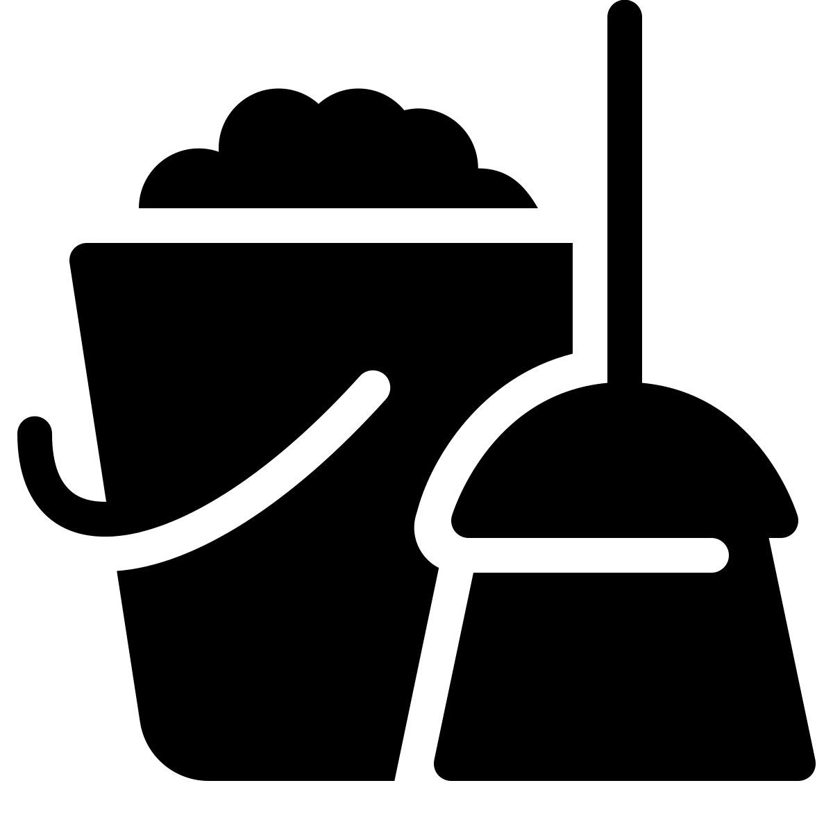 parakeet filled style haushalt icon