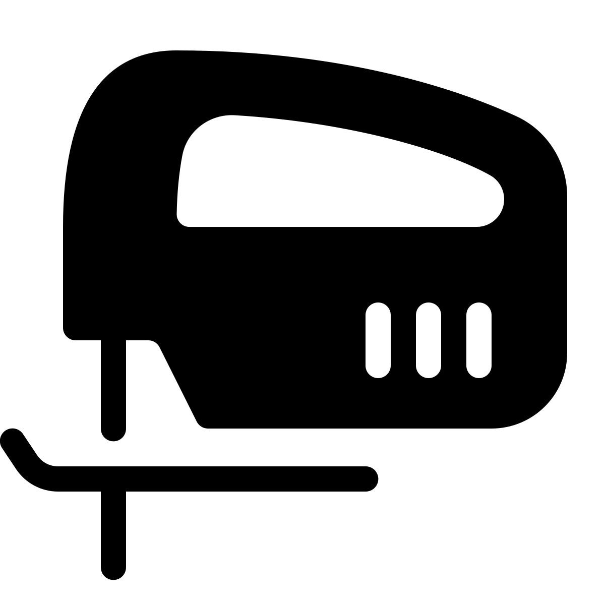 parakeet filled style scie sauteuse icon