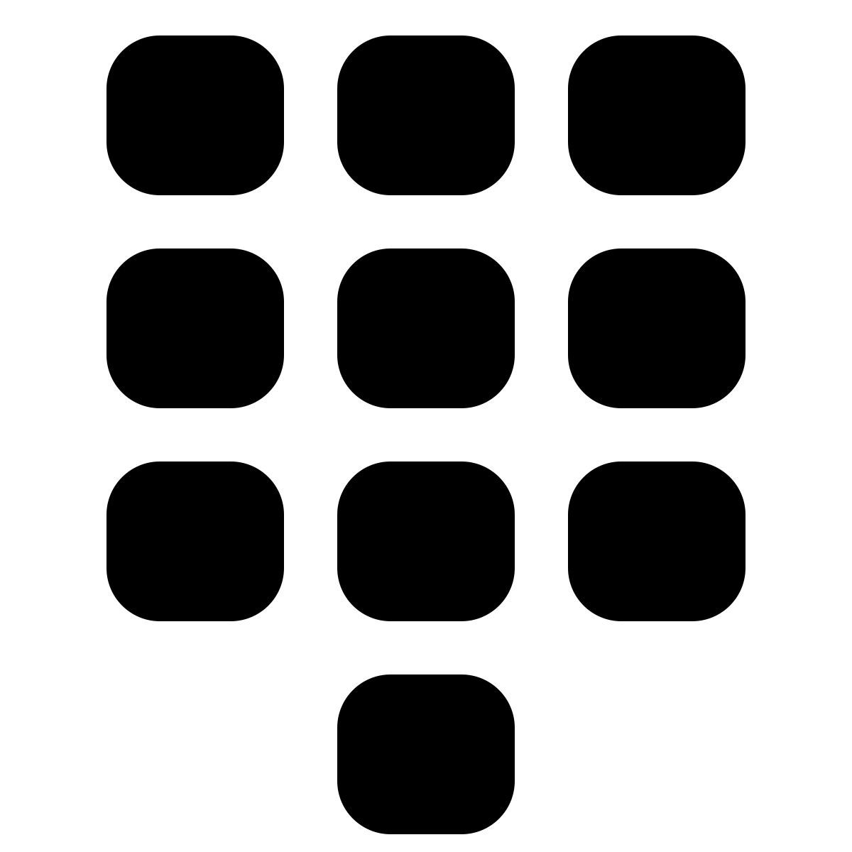 parakeet filled style teclado icon