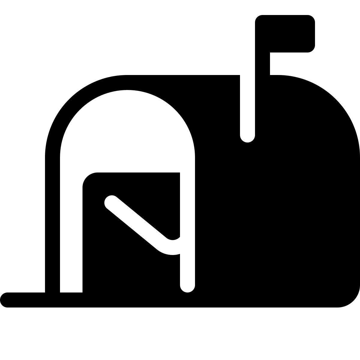 parakeet filled style 手紙の入っているポスト icon