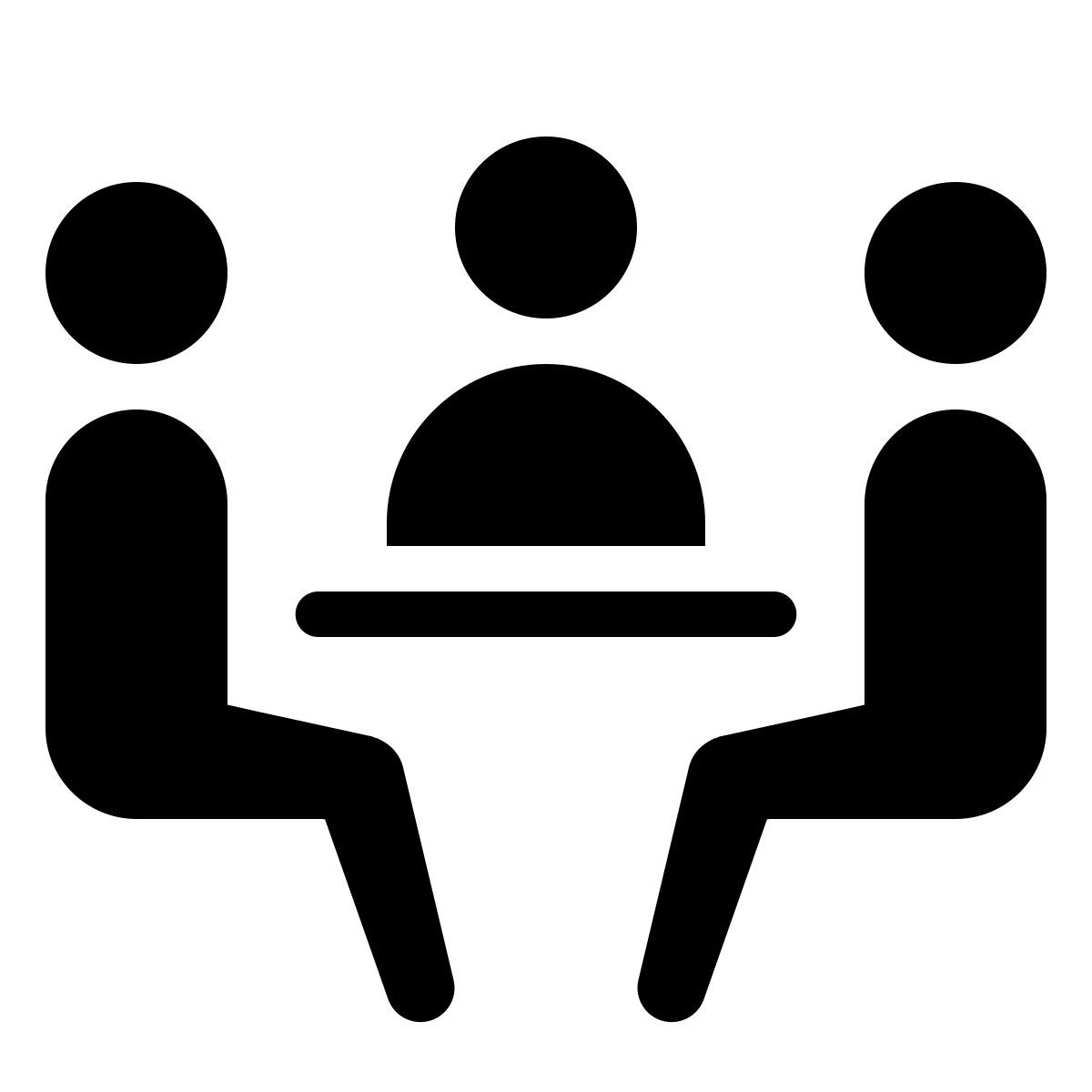 parakeet filled style meeting room icon