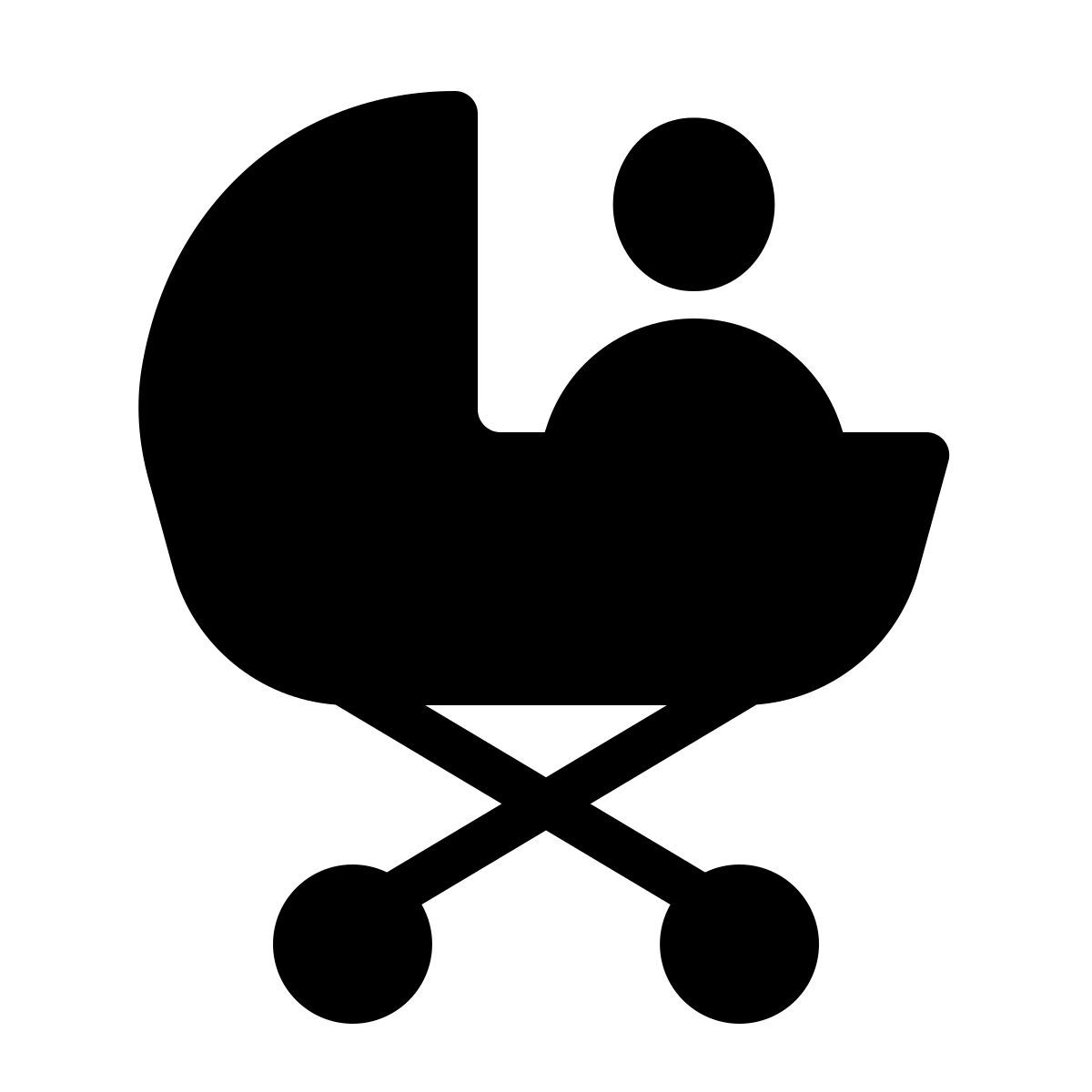 parakeet filled style poussette icon