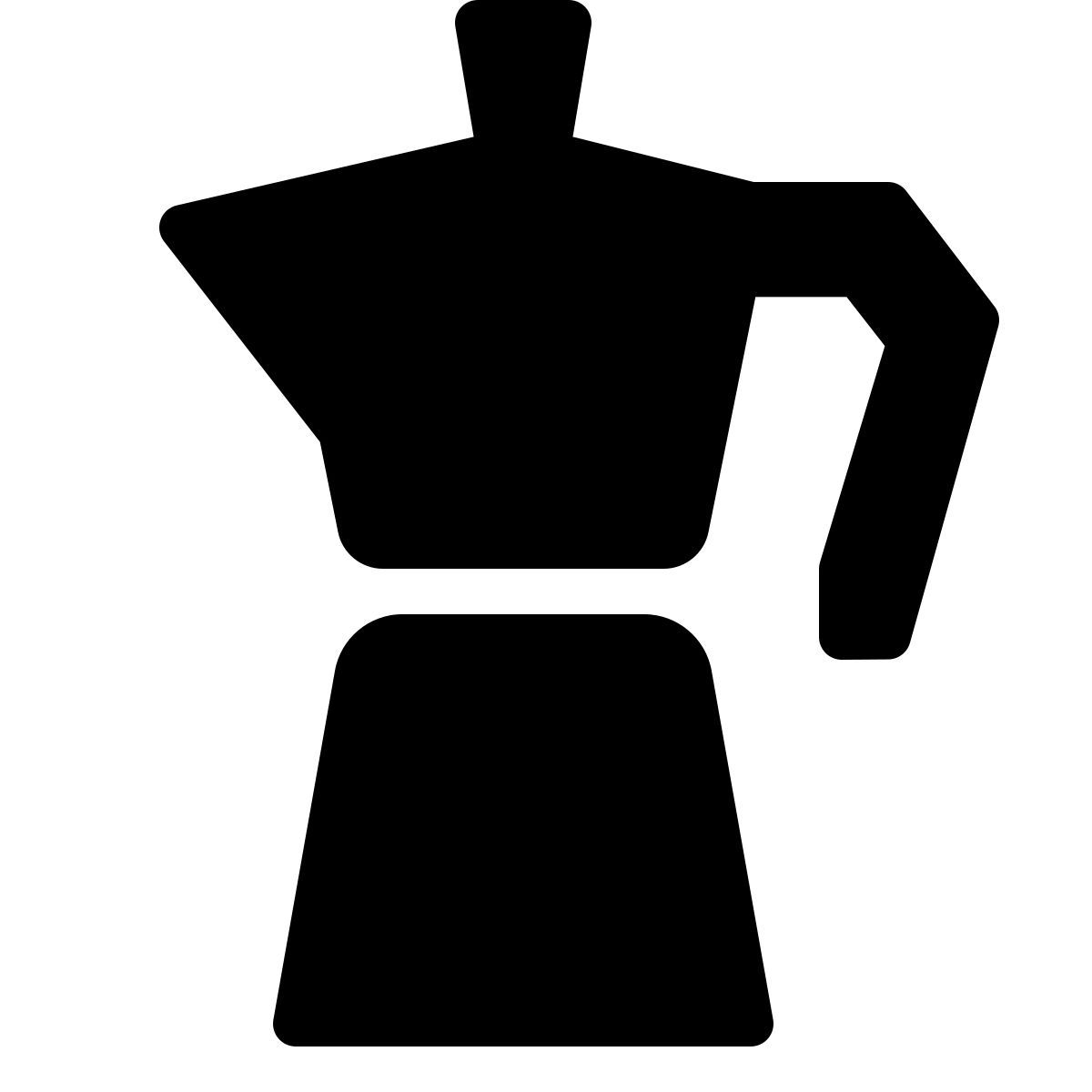 parakeet filled style moka pot icon