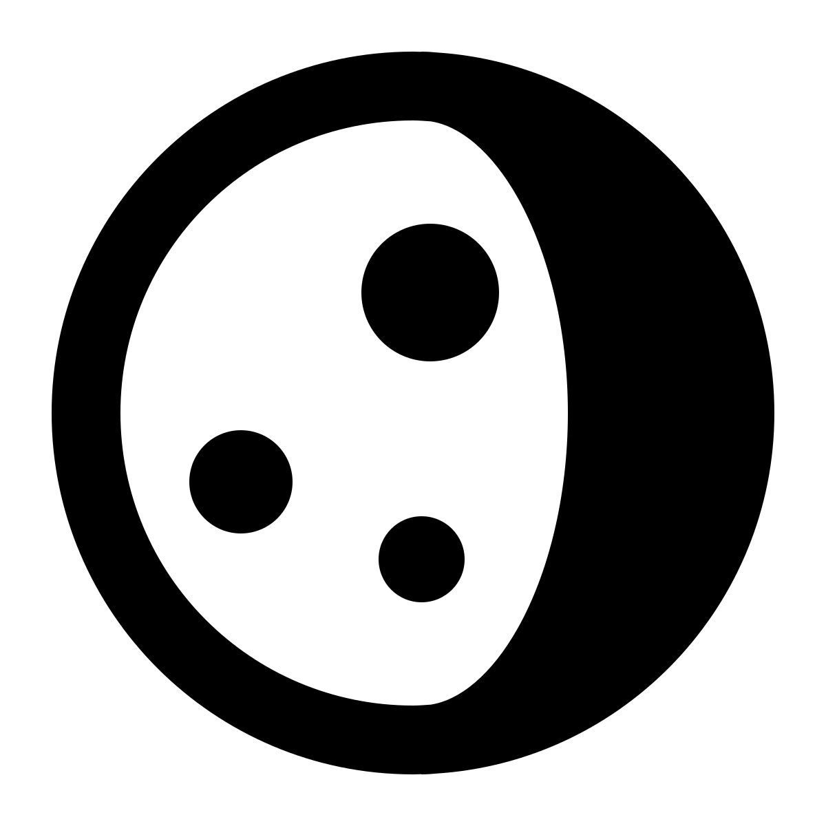 parakeet filled style лунная фаза icon