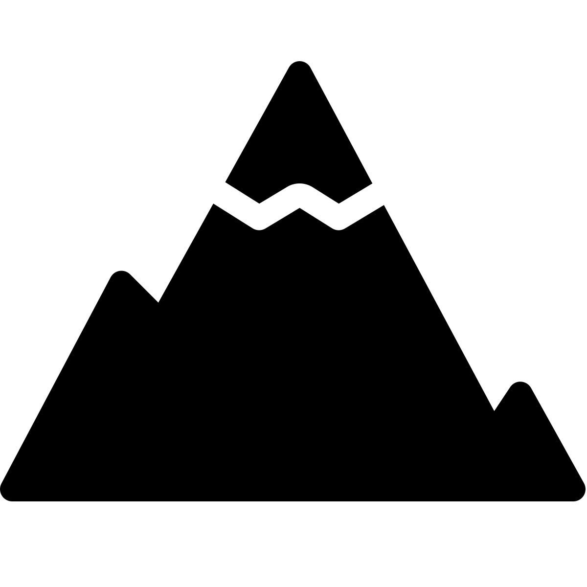 parakeet filled style montanha icon