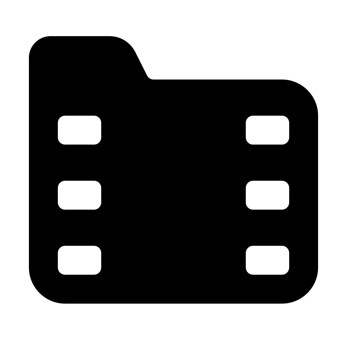 parakeet filled style movies folder icon