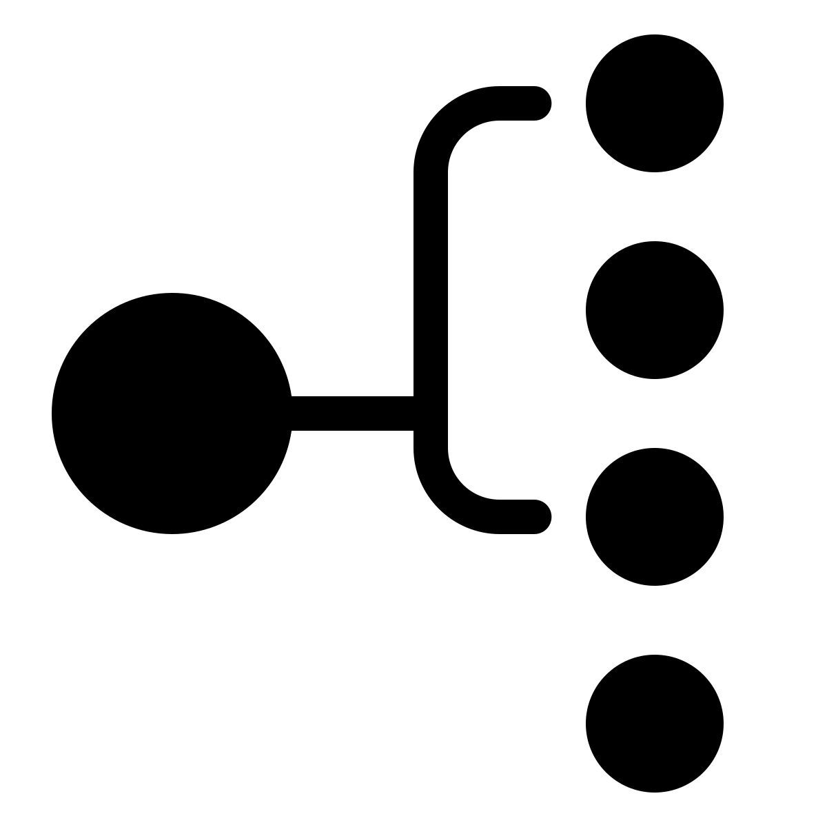 parakeet filled style multicast icon