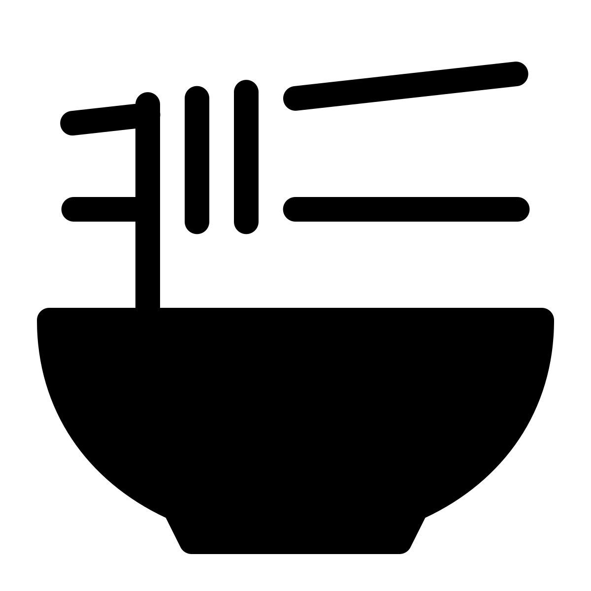 parakeet filled style noodles icon