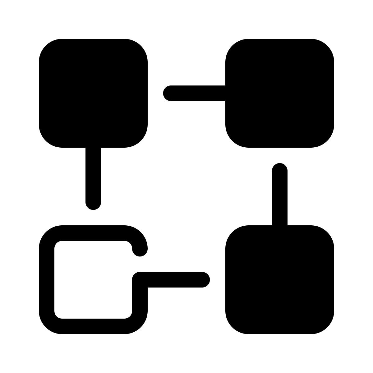 parakeet filled style organigramma icon