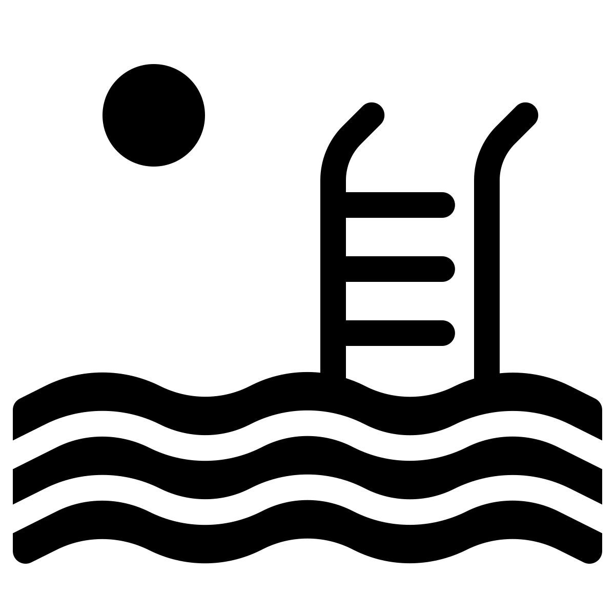 parakeet filled style piscina externa icon