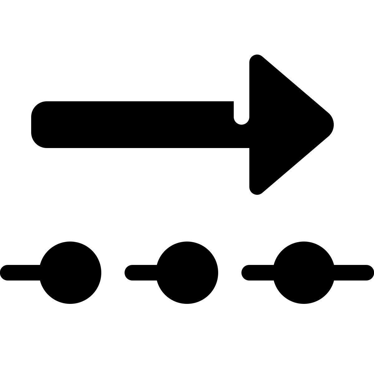 parakeet filled style outgoing data icon