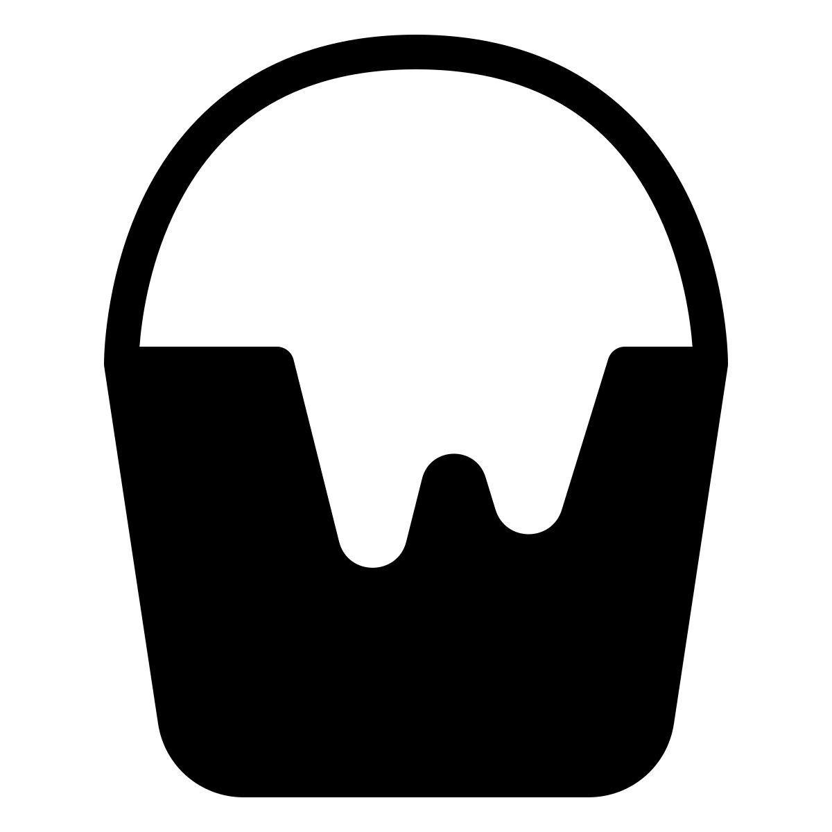 parakeet filled style farbeimer icon