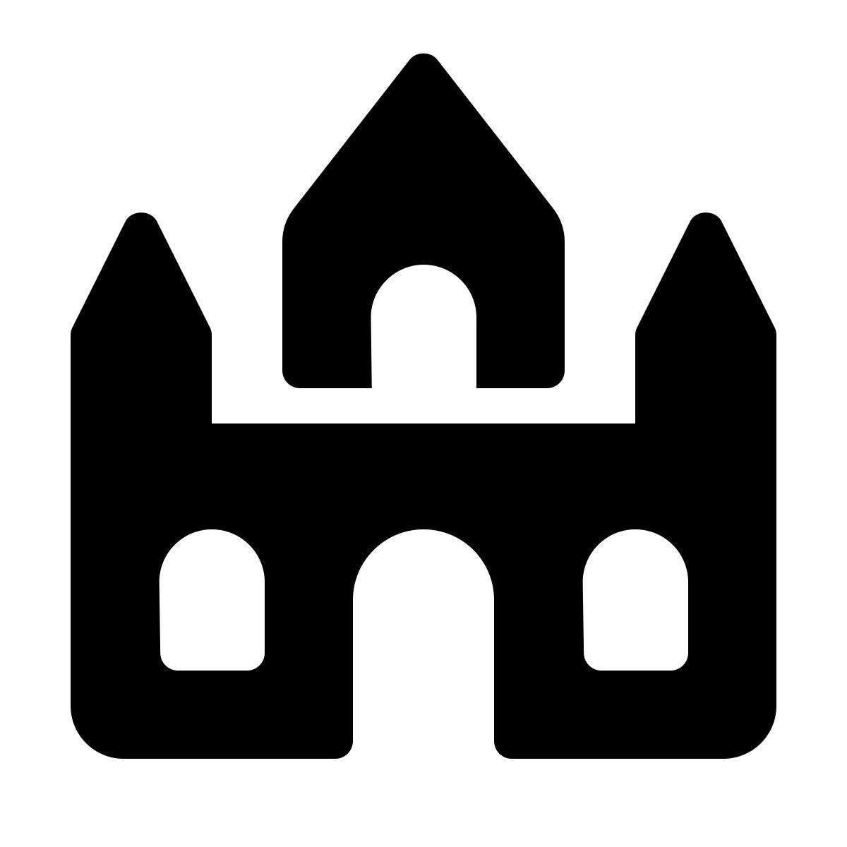 parakeet filled style wahrzeichen icon