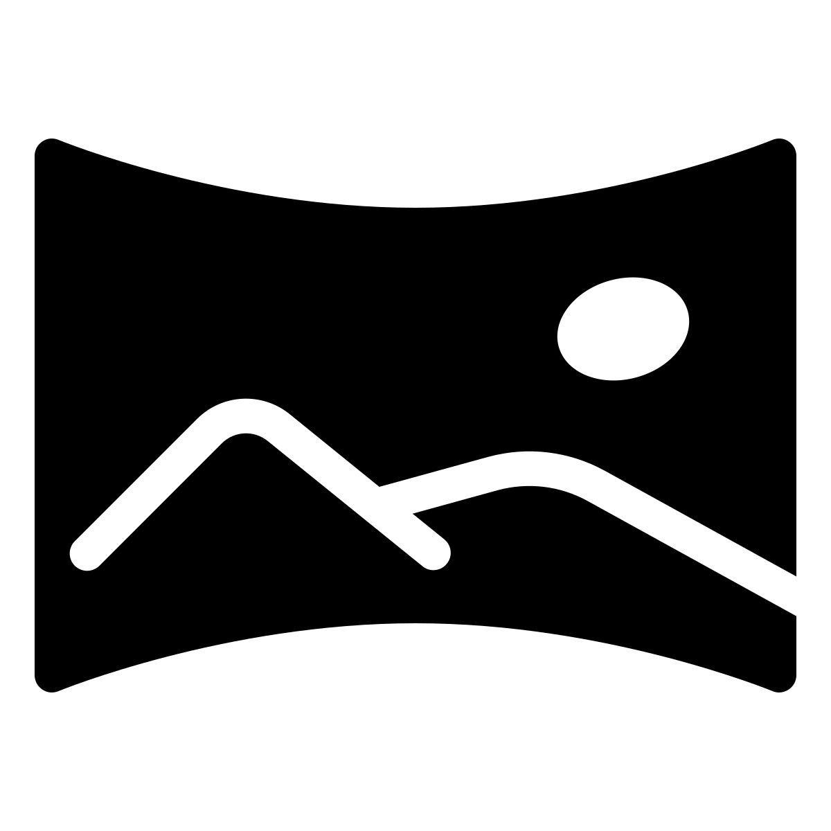 parakeet filled style panorama icon