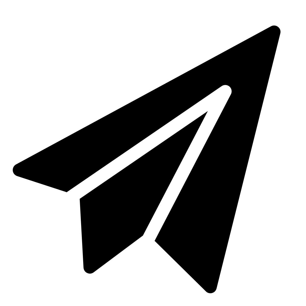 parakeet filled style бумажный самолетик icon
