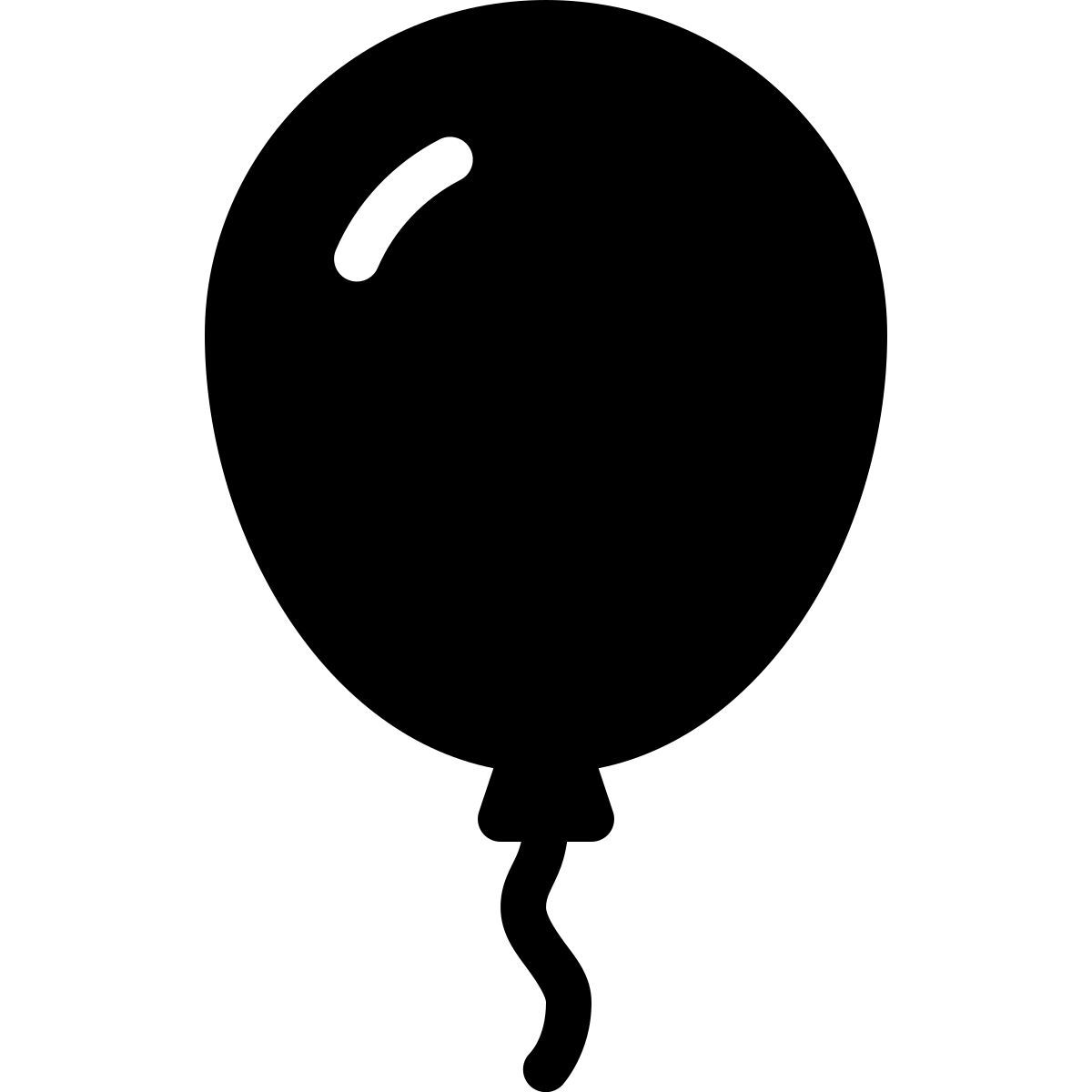 parakeet filled style partyballon icon