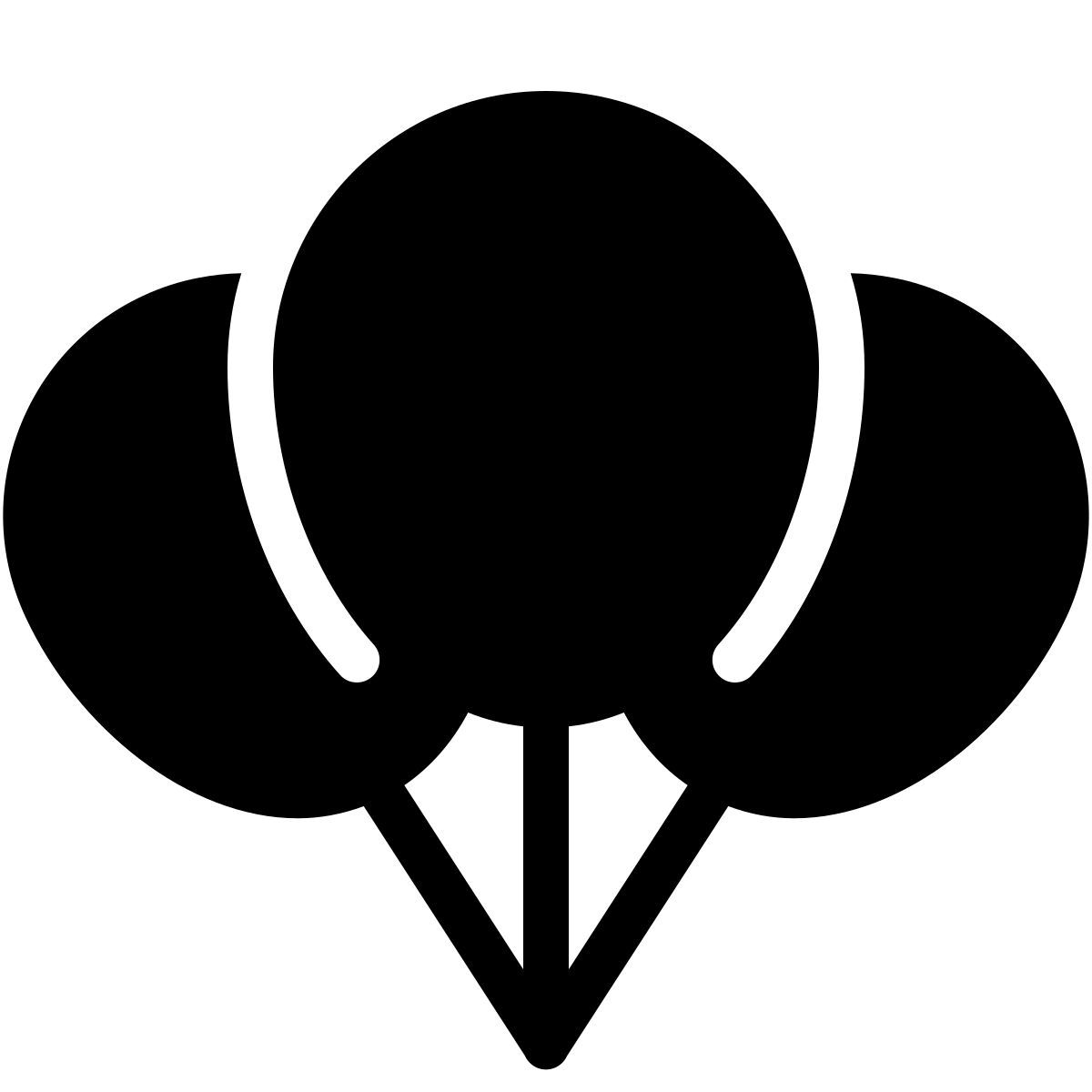 parakeet filled style partyballons icon