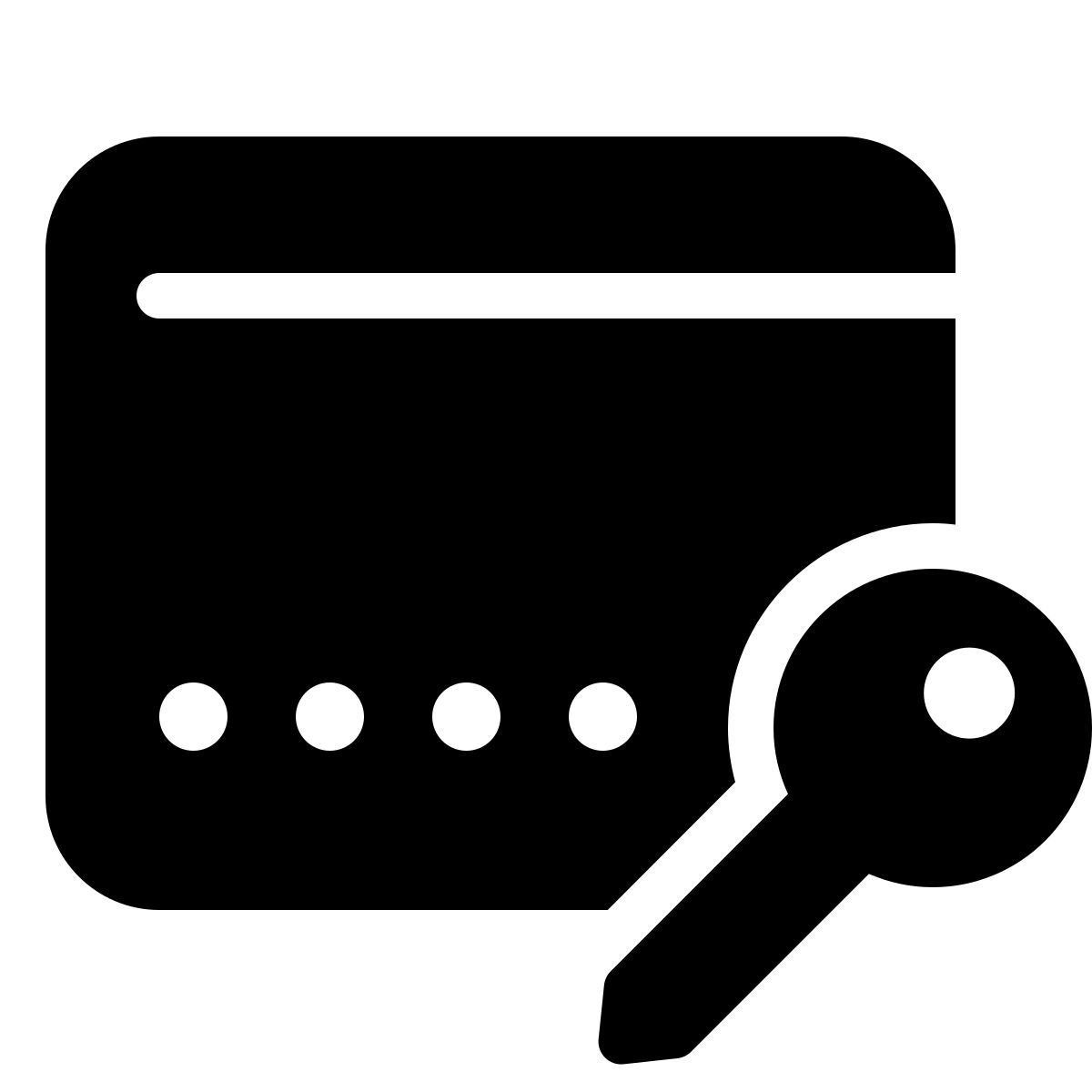 parakeet filled style password window icon