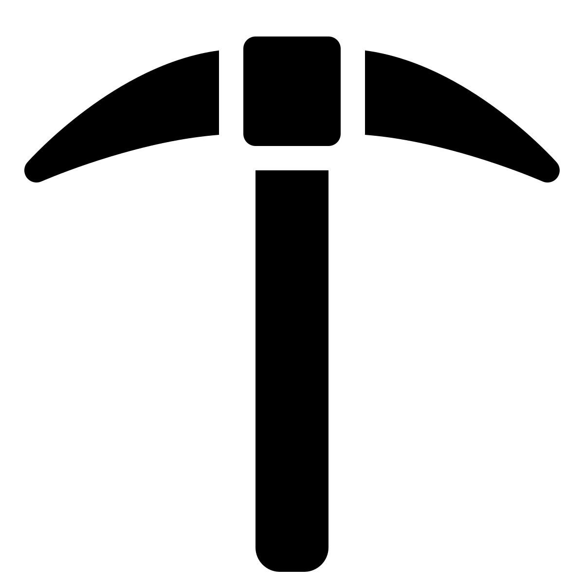 parakeet filled style pickaxe icon