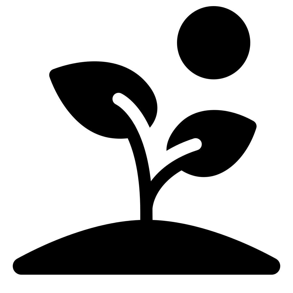 parakeet filled style plante sous le soleil icon