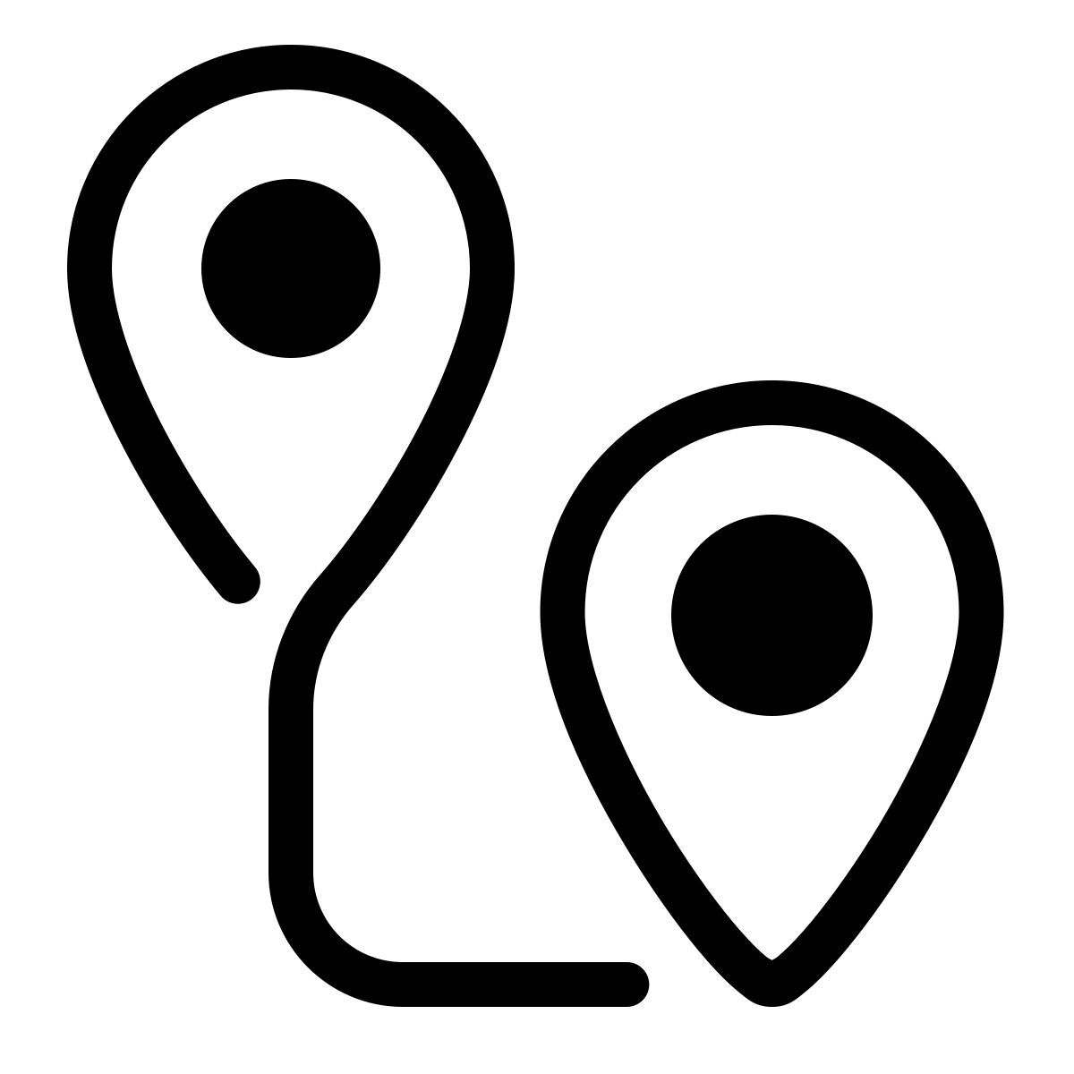 parakeet filled style oggetti puntiforme icon
