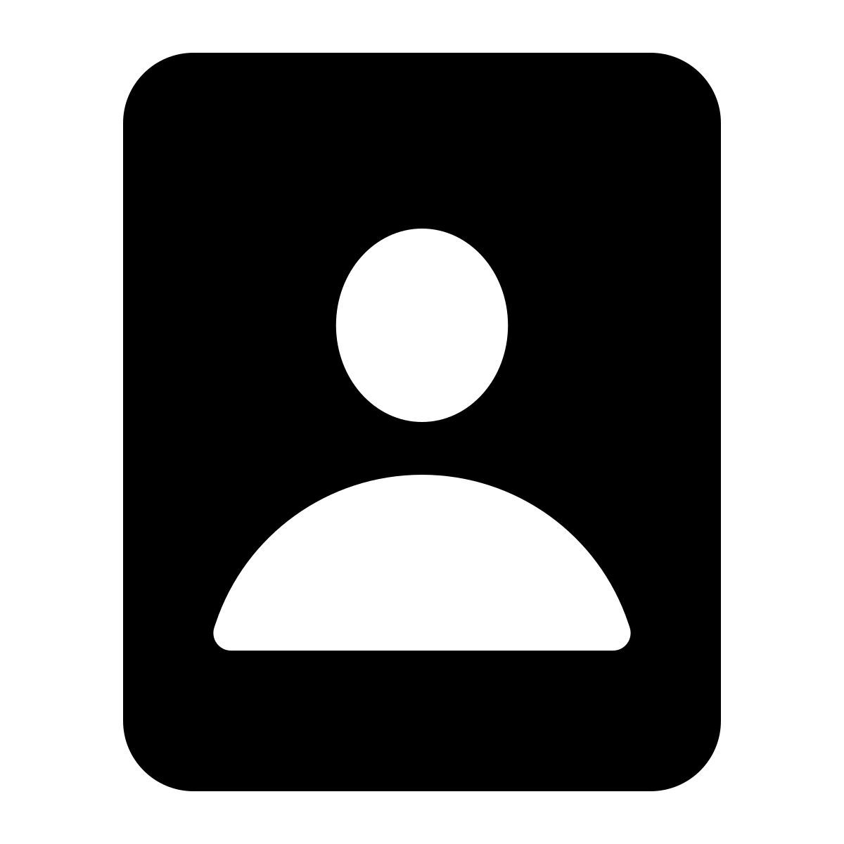 parakeet filled style portrait icon