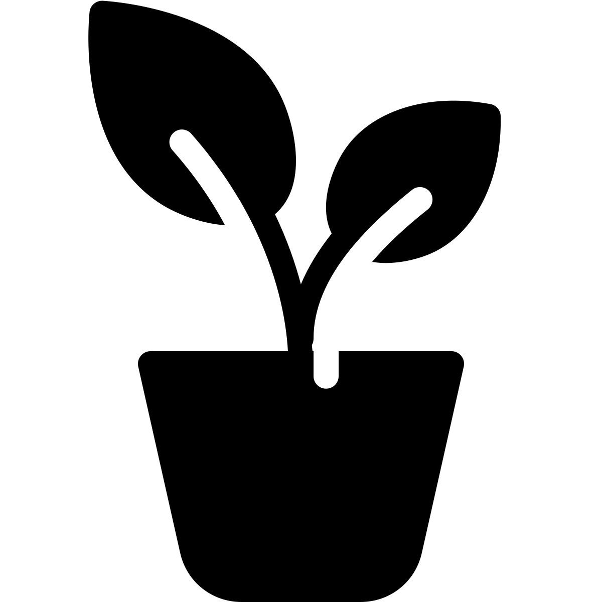 parakeet filled style 鉢植え icon