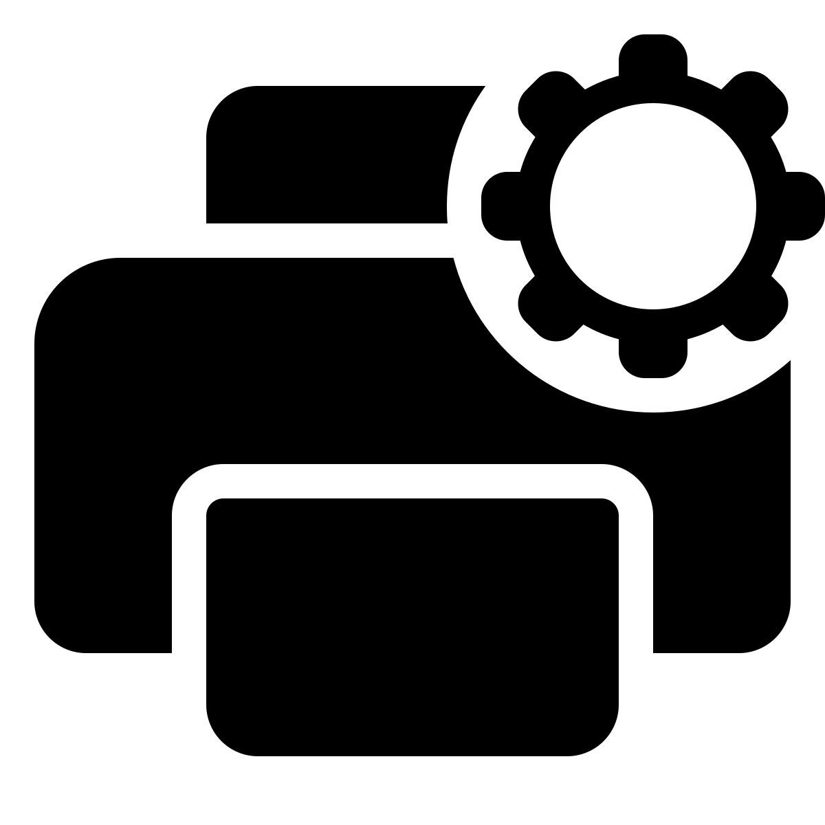 parakeet filled style printer maintenance icon
