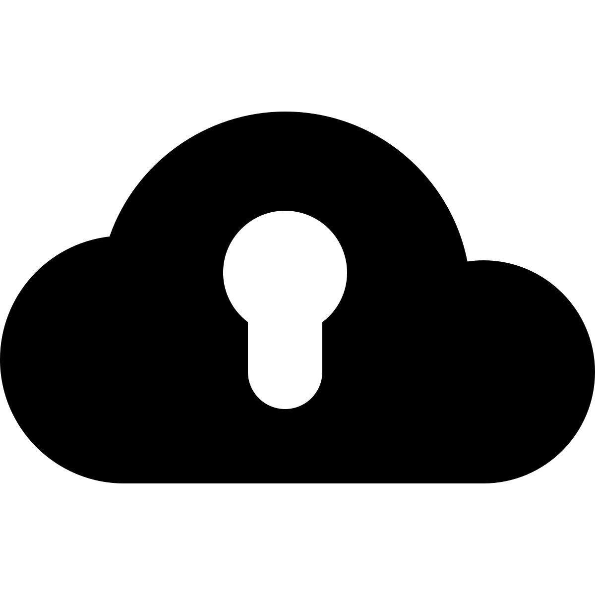 parakeet filled style stockage cloud privé icon